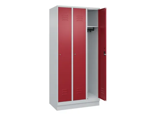 locker,HxBxD 1950x900x500mm,3vak,vak B 300mm,cil.-slot,sokkel