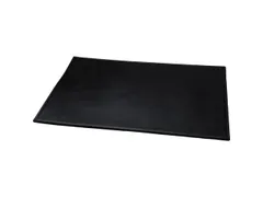 Bureauonderlegger Alassio echt leder zwart 65x45cm
