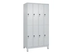 dubbeldekse locker,HxBxD 1950x1000x500mm,4x2vak.,vak B 250mm