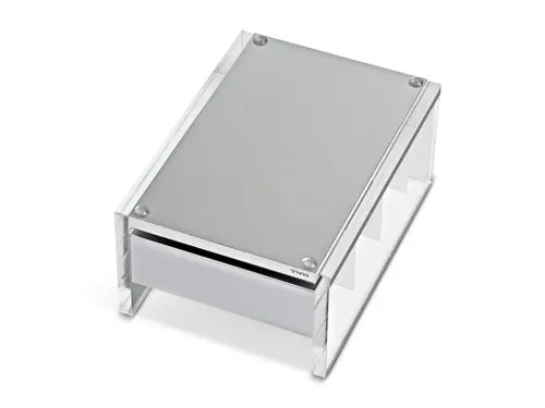 Acryl box voor visitekaartjes MAULacro Transparant