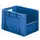 Euronorm Stapelkrat Blauw 270x400x300mm 23.3l Gesloten Grijpopening