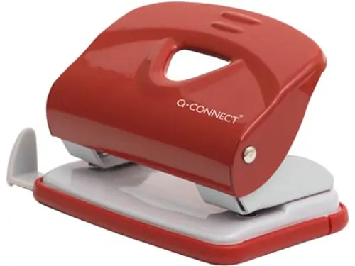 Q-CONNECT Medium Duty perforator Metaal 2-gaats 20 vel Rood