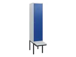 locker met bank,HxBxD 1950x400x815mm,1vak,vak B 400mm,cil.-slot