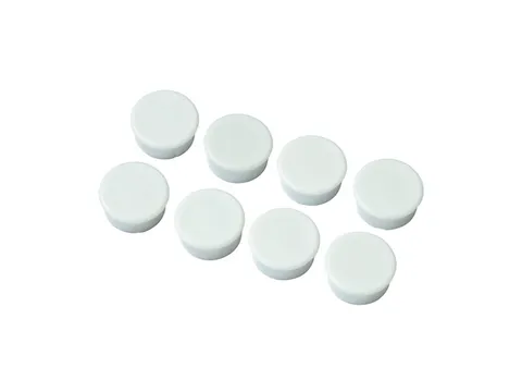 Magneten Millex 15mm wit set a 8 st.