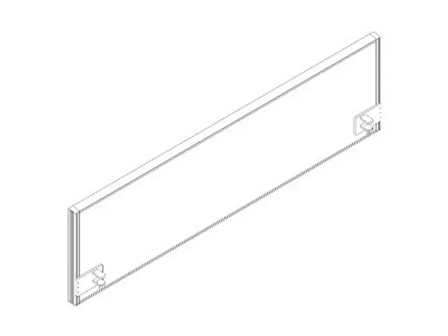 cloison de table insonorisant Hxl 480x1600mm paroi tissu gris clair