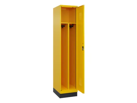 locker voor scheiding van kleding,HxBxD 1950x400x500mm,1vak