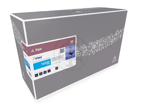 AS14590 Astar Kyocera TK590 FSC toner cyaan rebuilt 5000pag chip