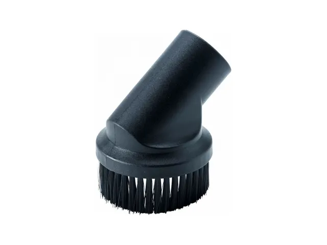 Plumeau zwart dia 36mm rond