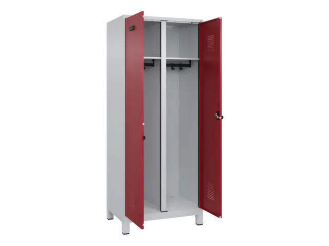 locker voor scheiding van kleding,HxBxD 1950x800x500mm,2vak