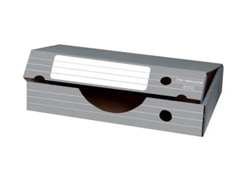 Elba Archiefdoos Liggend, Ft 45 X 34 X 8,8 Cm, Grijs En Wit