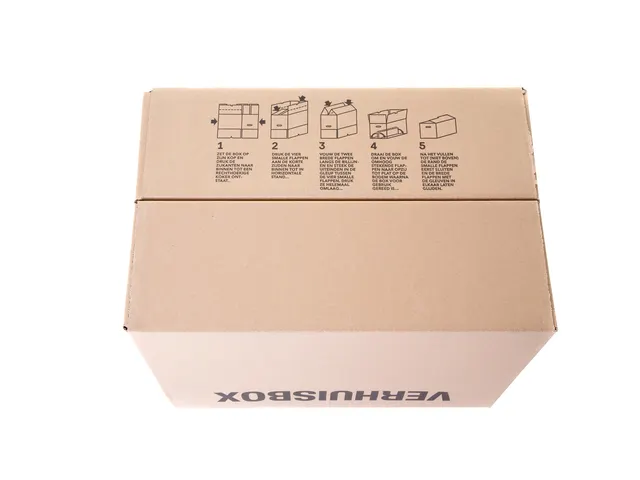 Verhuisdoos IEZZY 480x320x360mm bruin 25 stuks 3mm