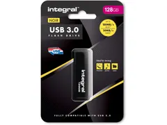 Integral Usb-Stick 3.0, 128Gb, Zwart