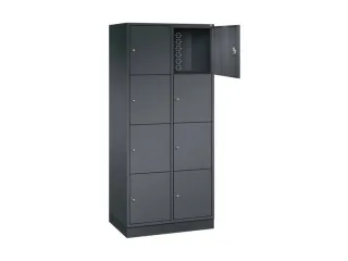 grootvolume-lockersysteem,HxBxD 1950x820x500mm,2x4vakken,cil.-slot - 1