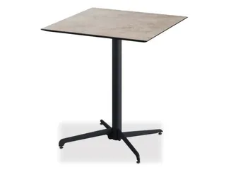 outdoortafel,HxBxD 740x700x700mm,rechthoekig,X-onderstel zwart - 1