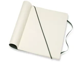 Notitieboek Moleskine XL 190x250mm blanco soft cover myrtle green - 4