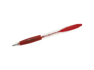 Balpen Bic Atlantis classic grip clic medium rood - 2
