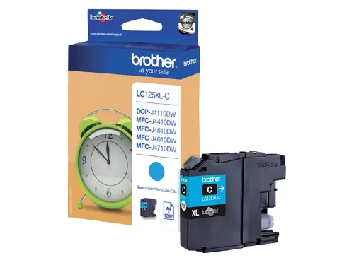 Inktcartridge Brother LC-125XLC blauw HC