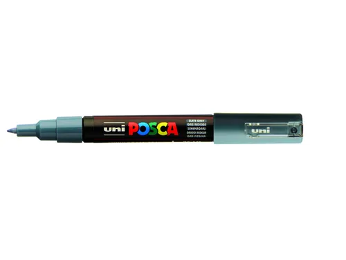Verfstift Posca PC1MC Extra Fijne punt 0,7-1,0mm leisteengrijs