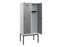 schoollocker,HxBxD 1950x800x500mm,2vak,vak B 400mm,draaigrendel