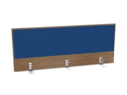 opzetpaneel,v. bureau,aanbouw achter,B 1400mm,NT-cherry,BN6016-blauw