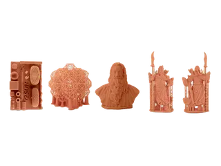 eSUN UV/LCD Precision Model Resin Oranje Rood 0.5kg 410nm - 3
