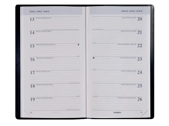 Agenda 2027 Brepols Breplan Seta 7dagen/1pagina assorti