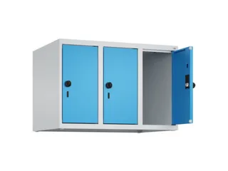 opzetkast,v. locker,3vak.,vak B 250mm,HxBxD 500x750x500mm,vleugeldeur - 2