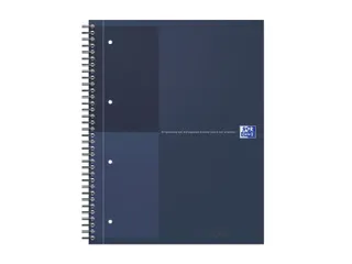 Spiraalblok Oxford International Notebook A4+ lijn Blauw - 1