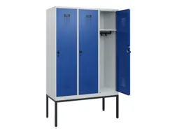 schoollocker,HxBxD 1950x1200x500mm,3vak,vak B 400mm,draaigrendel