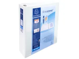 Ringmap Pp Personaliseerbaar Kreacover 4D-Ringen 60mm A4 Maxi Wit