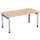 In hoogte verstelbaar bureau,HxBxD 680-820x1600x800mm,blad beuken