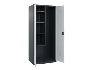 schoonmaakkast,HxBxD 1850x800x500mm,links 4vakken - 2