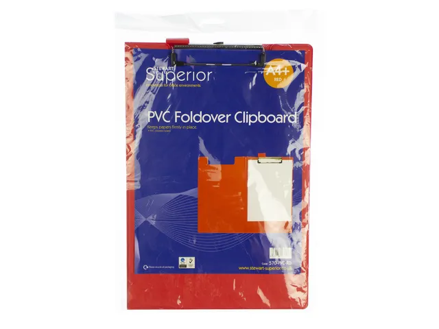 Klemmap Seco A4+ m klep rood