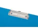 Klembordmap MAUL A4 staand met penlus PVC neon lichtblauw