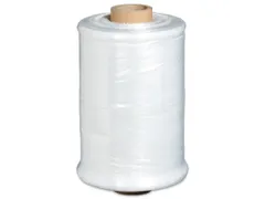 Voorgerekte machine stretchfilm 8 µm 30% rek transparant 430mmx3000m