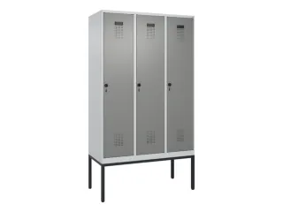 locker voor scheiding van kleding,HxBxD 2120x1200x500mm,3vak - 2