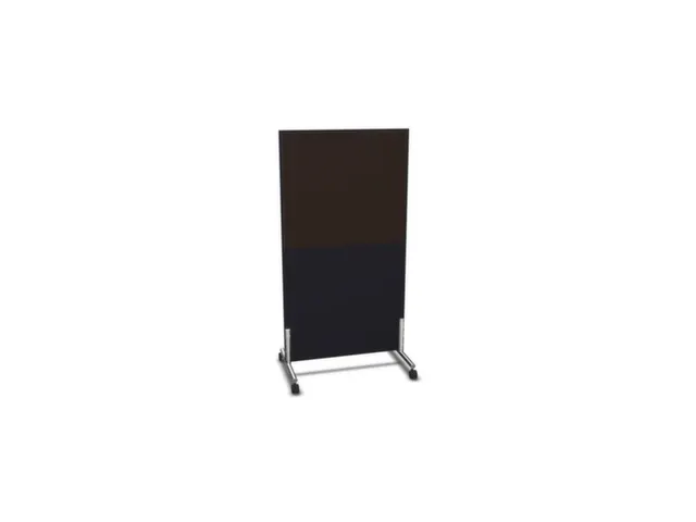 scheidingswand,HxB 1545x800mm,CC-zwart,BN2036-bruin