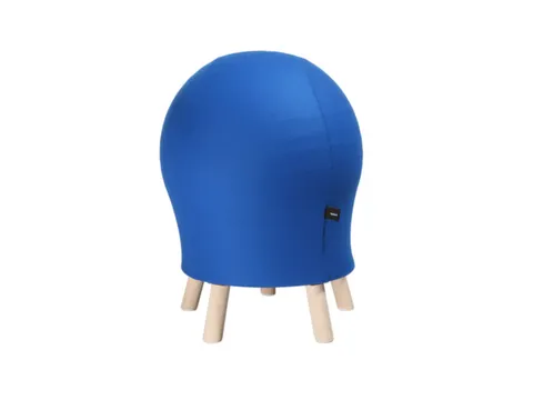 Balkruk Blauw Zitting H X D 620X 450Mm Houten Standpoten