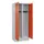 locker voor scheiding van kleding,HxBxD 1950x800x500mm,2vak