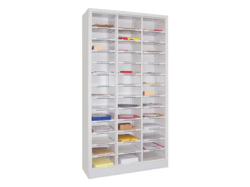 Postsorteerkast Zonder Deuren 1950x1000x400mm 3x13 Vakken Ral7035