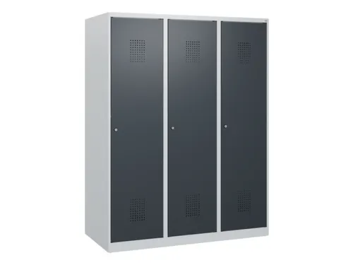 schoollocker,HxBxD 1530x1200x500mm,3vak,vak B 400mm,cil.-slot