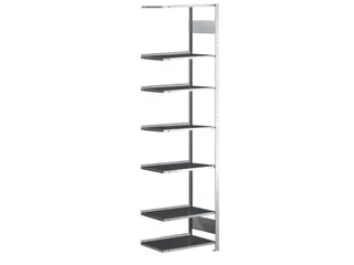 Inhaakstelling Aanslagrand Aanbouwveld 2500x750x300mm 7legborden - 1