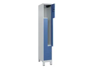 Z-garderobekast,HxBxD 1950x300x500mm,vak B 150/300mm,cil.-slot,voeten - 2