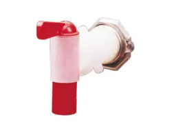 Vatkraan,schroefdraad 3/4 inch buiten,PE,zelfventilerend