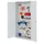 kast met sleufplaat,HxBxD 1950x1000x410mm,cil.-slot,sokkel,RAL5010