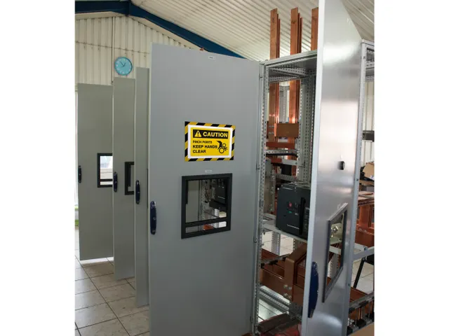 Magnetische Security lijst A4 geel/zwart