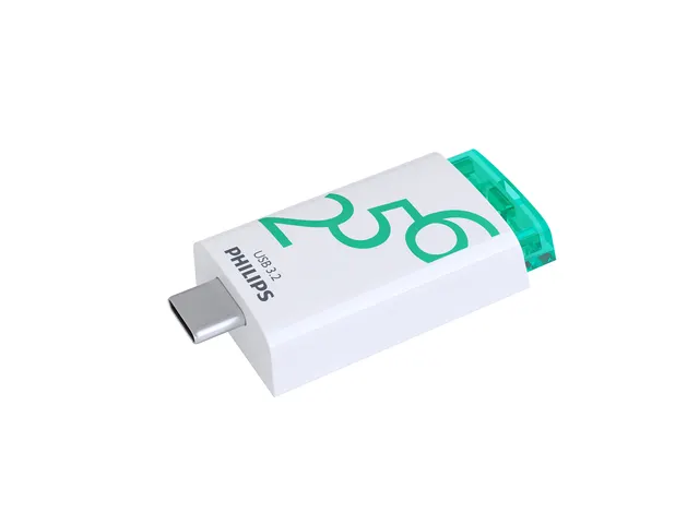 USB stick 3.2 Philips Click USB-C 256GB groen