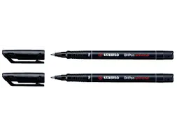 Viltstift STABILO OHpen 842/46 permanent rond fijn zwart