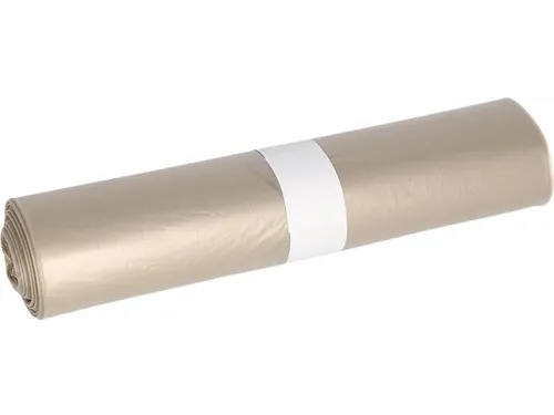 Vuilniszak 120-130L 80x100x0,2cm HDPE Transparant Rol van 50 stuks