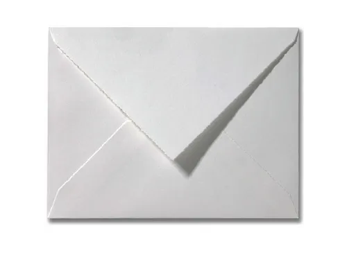 Envelop Oud Hollands ongegomd wit 130 Gram met watermerk 165x208mm